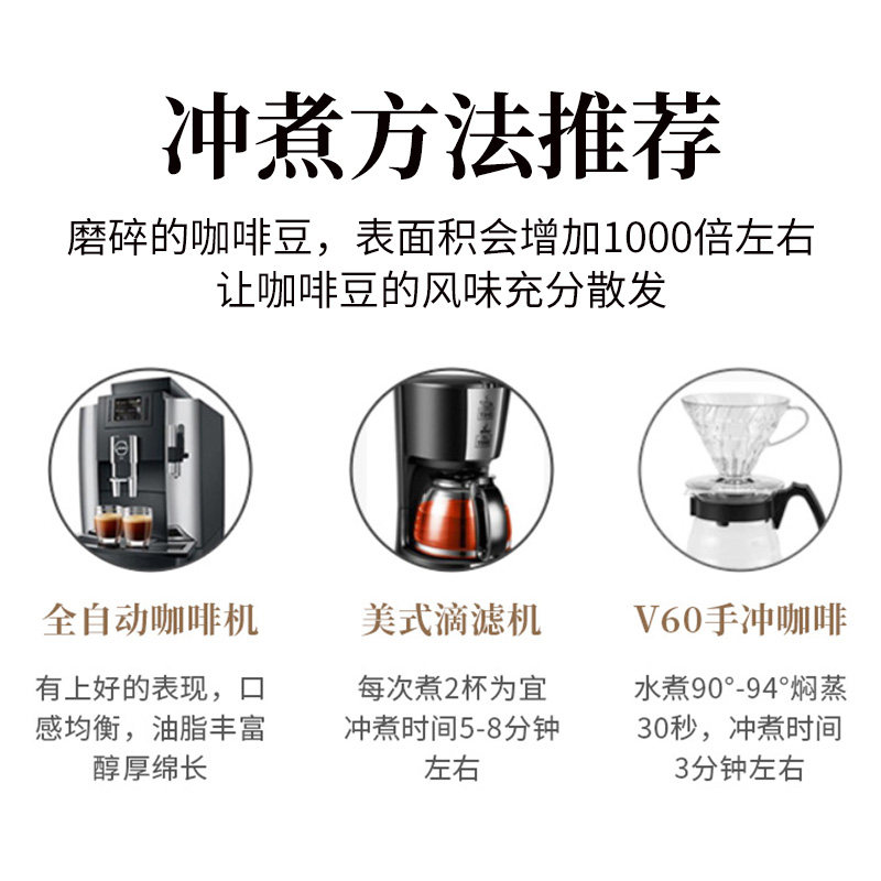 云南拼配咖啡豆新鲜中度/深度烘焙意式小粒咖啡手冲豆咖啡馆专用 图 5