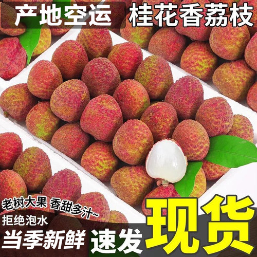 【空运现货】海南桂花香荔枝应当季新鲜水果现摘现发整箱礼盒 - 图3