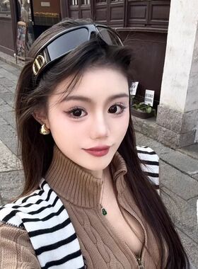 发箍墨镜二合一2026新款女士头箍