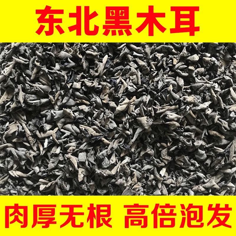 东北黑木耳干货特级野生500g一级黑龙江特产干秋木耳非小碗耳无根 - 图0