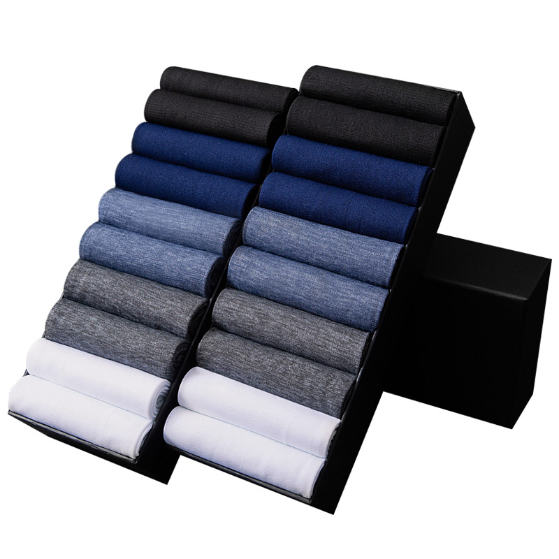 男士夏季中筒短袜纯色冰丝吸汗丝袜 天天特卖工厂店短袜/打底袜/丝袜/美腿袜