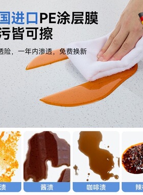 【厨房台面保护膜】防烫防油贴纸