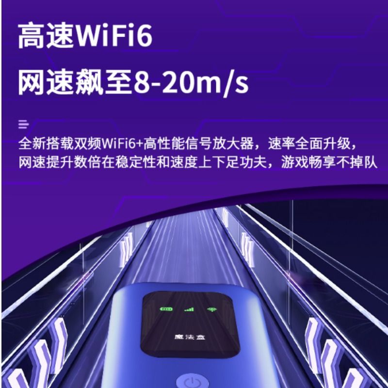 本腾免插卡随身wifi无线移动全国通用网络4g纯流量上网卡路由器宽带手机电脑车载上网宝增强插电信号放大盛世