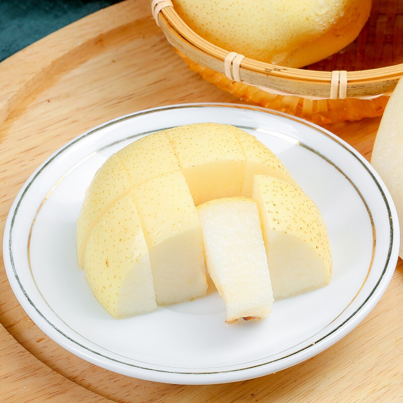 正宗水晶鸭梨新鲜水果时令当季整箱梨子新鲜雪梨鸭梨山东河北10斤 - 图3