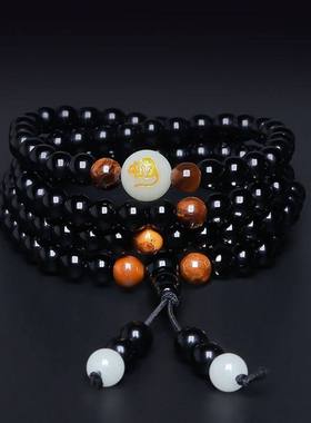 十二生肖手链男ins小众设计手环男款高级感佛珠学生简约珠子手串