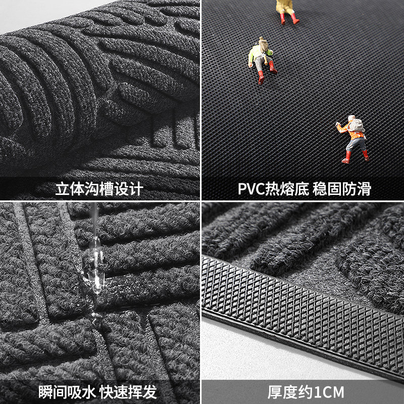入户门地垫别墅大门口进门室外脚垫子高级防滑耐脏地毯吸水橡胶,淘宝优惠券,粉丝福利购,淘宝优惠卷
