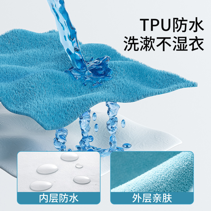 Children's washcloth, face bib, brushing teeth, waterproof bib, multi-functional towel, baby non-wet clothing, children's mouthwash towel