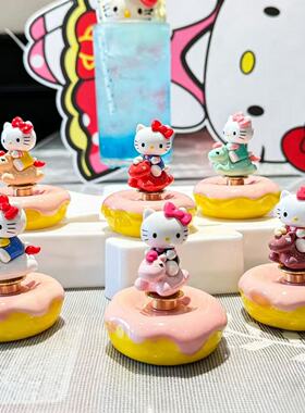 HelloKitty凯蒂猫转转桌面摆件