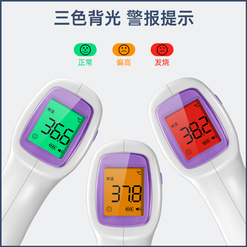 体温枪电子体温计家用高精准医用温度计耳温枪儿童婴儿额温枪测温-图2