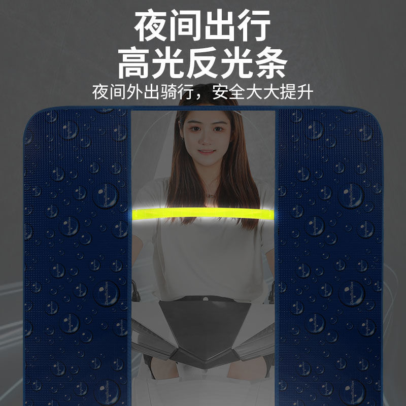 电动摩托车挡风板透明防雨防风罩夏季电瓶车挡雨板加厚挡风罩防水 - 图2