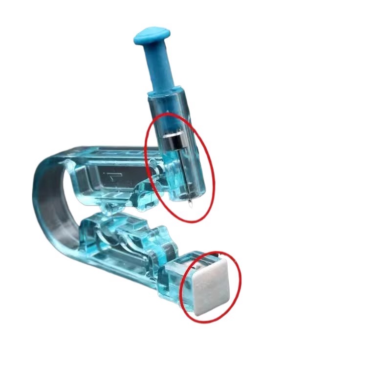 一次性无菌打耳枪无痛穿耳器打耳洞神器打穿耳孔耳眼枪批发耳钉 - 图3