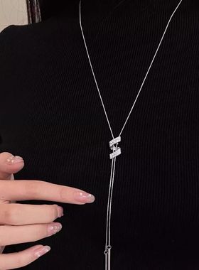 精致秋冬毛衣链女轻奢高级感气质大气小众长项链2025新款毛衣配饰