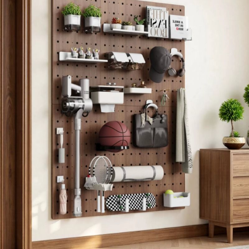 Perforated board accessories 15mm aperture accessories wooden perforated board storage rack storage rack wall display rack accessories