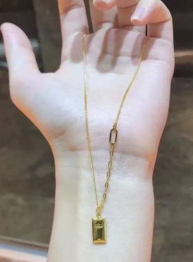 同款沙金黄色色如意福锁古法葫芦八宝罗盘吊坠项链坠礼物