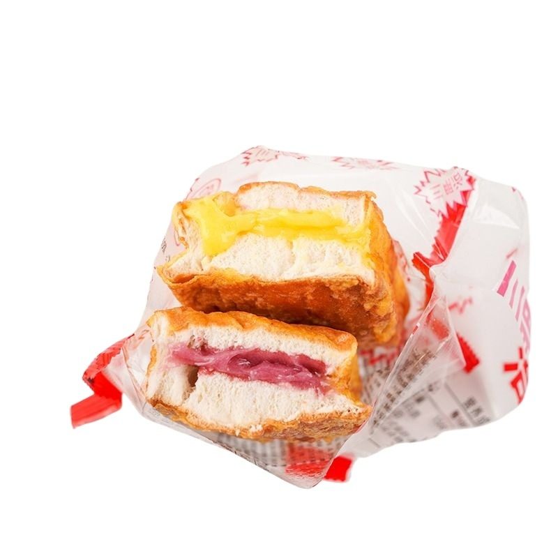 老式三明治夹心三明治90后怀旧面包80后零食早餐油炸面包夹心香HX,淘宝优惠券,粉丝福利购,淘宝优惠卷