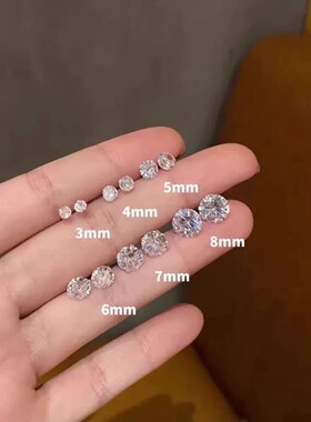 S925锆石小巧耳钉|超3000次加购