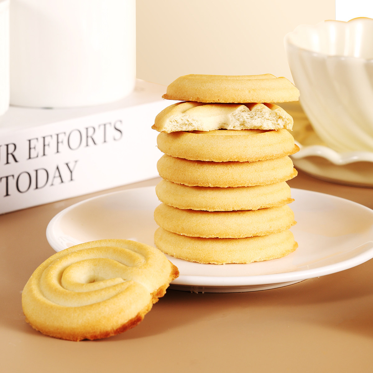 丹麦风味曲奇饼干整箱批发早餐点心零食单独小包装送礼年货礼盒装