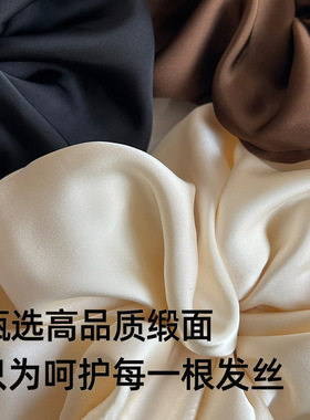 大肠发圈女发绳高级感头绳扎头皮筋黑色韩系头花头饰发饰2026新款