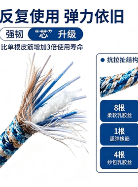 哈兰德同款头绳明星编织发圈高弹力橡皮筋女扎头发绳高马尾皮细款