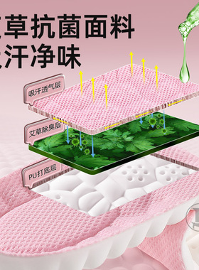 【全网爆款热销20w+】鞋垫女软底