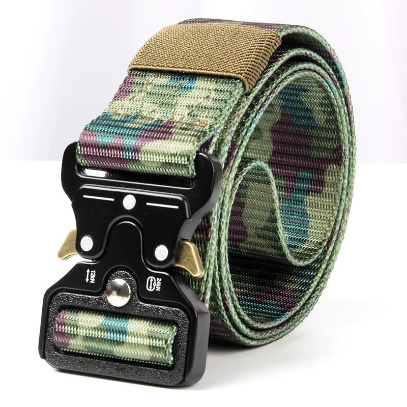 腰带男款特种兵战术多功能休闲插扣腰带迷彩尼龙户外工装作训皮带,淘宝优惠券,粉丝福利购,淘宝优惠卷