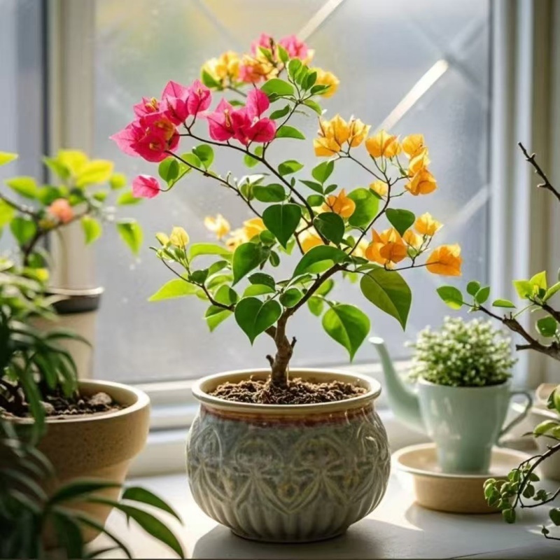 【网红爆款】正宗三角梅老桩苗基地直发盆栽四季好养花卉绿植花园 - 图0