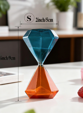 中式玻璃沙漏计时器桌面摆件装饰
