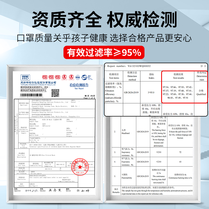 天天特卖工厂店n95儿童口罩可爱一次性3d立体4-12岁男童女孩小孩宝宝专用kn950