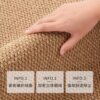 Cat mat carpet claw grinding pet floor mat imitation sisal cat scratching board Japanese style non-slip anti-cat scratch plus size does not shed crumbs