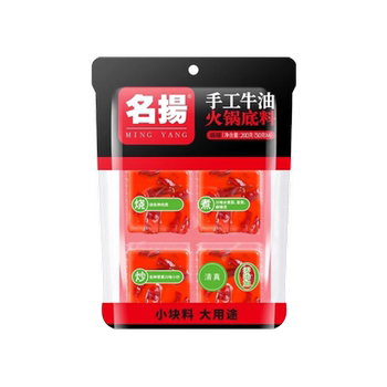 【公开50】名扬牛油麻辣火锅底料400g小包装券后10.2元包邮
