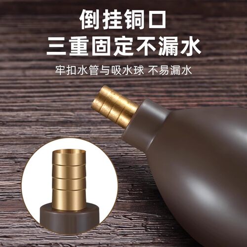 茶盘排水管带吸水球茶几茶台茶桌下水软管泡茶茶具接口大口径茶巾 - 图0