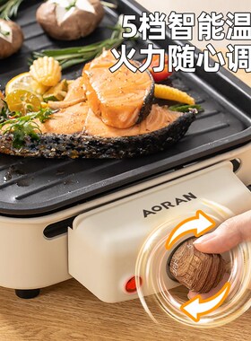 【无烟烧烤】奥然电烤盘电烧烤炉