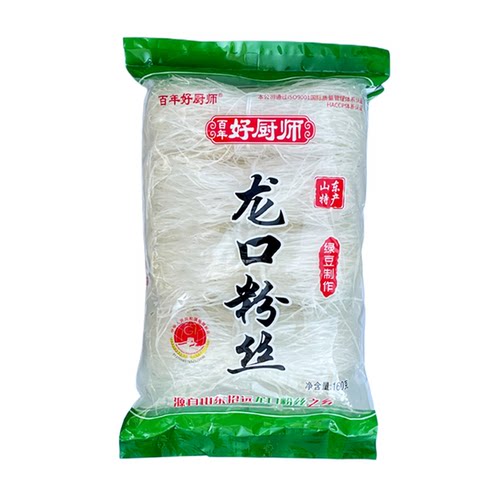 龙口粉丝百年好厨师纯绿豆粉丝正宗山东特产小包装商用花甲粉凉拌 - 图2
