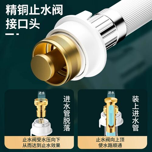 通用全自动洗衣机进水管接头软管加长管接水管延长上水管配件防爆 - 图1