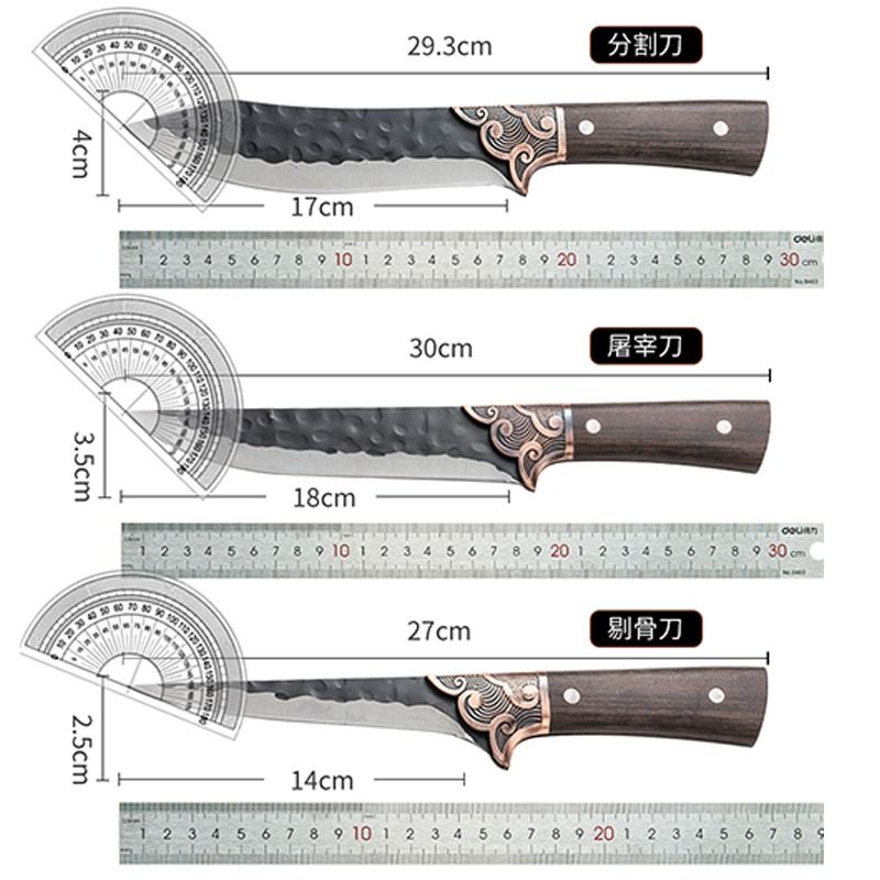 锋刃剔骨刀杀猪专用刀具放血尖刀商用进口剥皮刀屠宰分割刀手工 - 图2