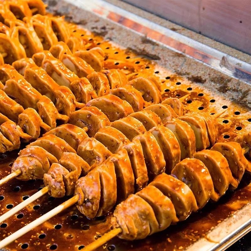 素食烤面筋串半成品烧烤炸串小吃食材速冷冻商用鲜面筋头油炸手工,淘宝优惠券,粉丝福利购,淘宝优惠卷