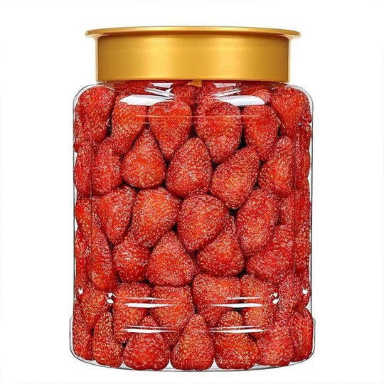 New dried strawberry large granules 500g candles containing instant sweet and sour fruit dried fruit candied fruit baked and dried fruit snacks