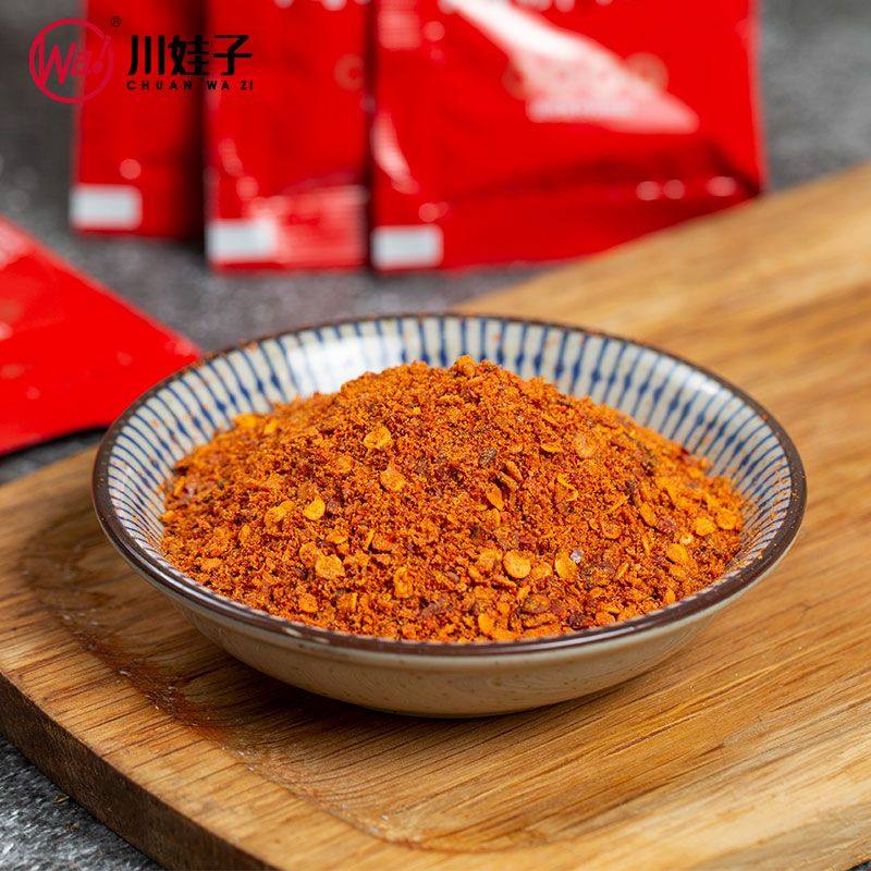 川娃子辣椒面100g袋装香辣蘸料火锅串串烧烤干碟辣椒粉微辣麻辣,淘宝优惠券,粉丝福利购,淘宝优惠卷