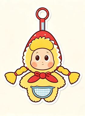 搪胶脸星星人农场系列公仔包包挂件搪胶毛绒潮玩礼物玩偶公仔