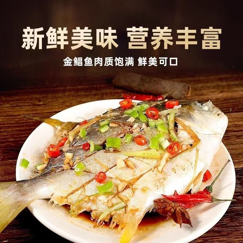 顺丰包邮国捕金鲳鱼特大金昌鱼平鱼海昌白鲳鱼海鲜水产 - 图3