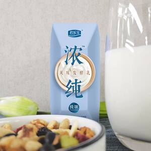 限时补贴君乐宝浓纯原味风味酸奶200g*10瓶香甜醇厚常温