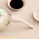 Disposable soup spoon rice husk plastic dining spoon catering utensils restaurant packaging fork spoon thickened handmade hotel home use