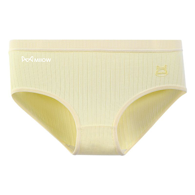 猫人女士纯棉内裤新疆长绒棉舒适柔软细腻触感云柔亲肤透气三角裤