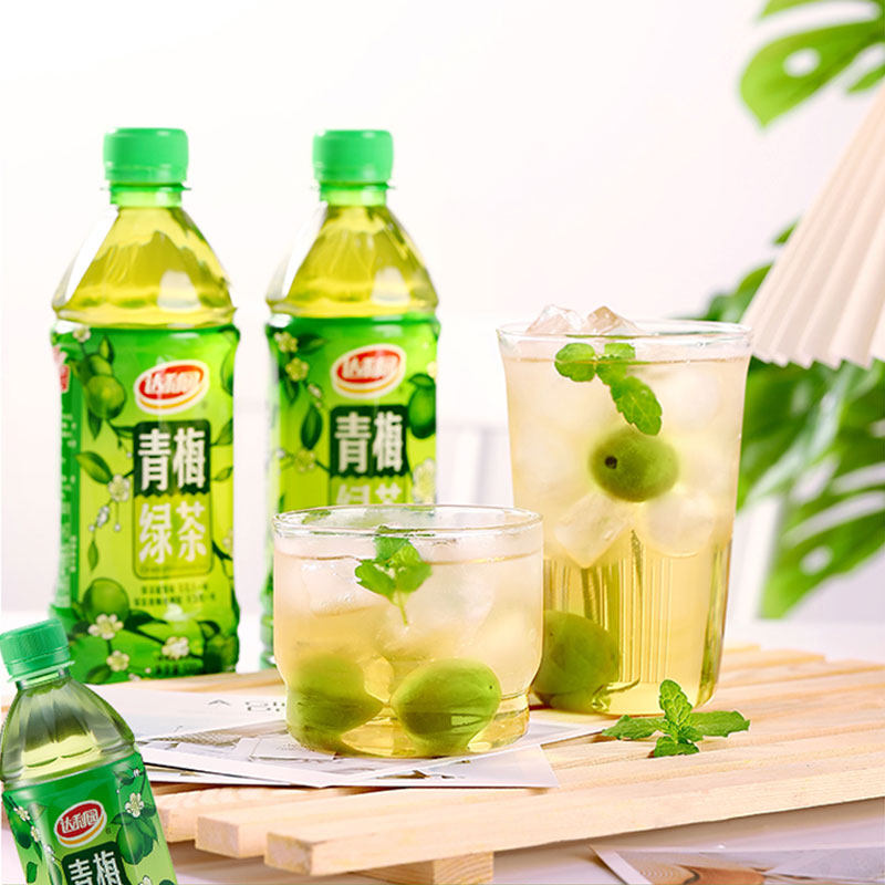 达利园青梅绿茶500ml/瓶清凉聚餐下午茶必囤货果味茶饮品出游解渴