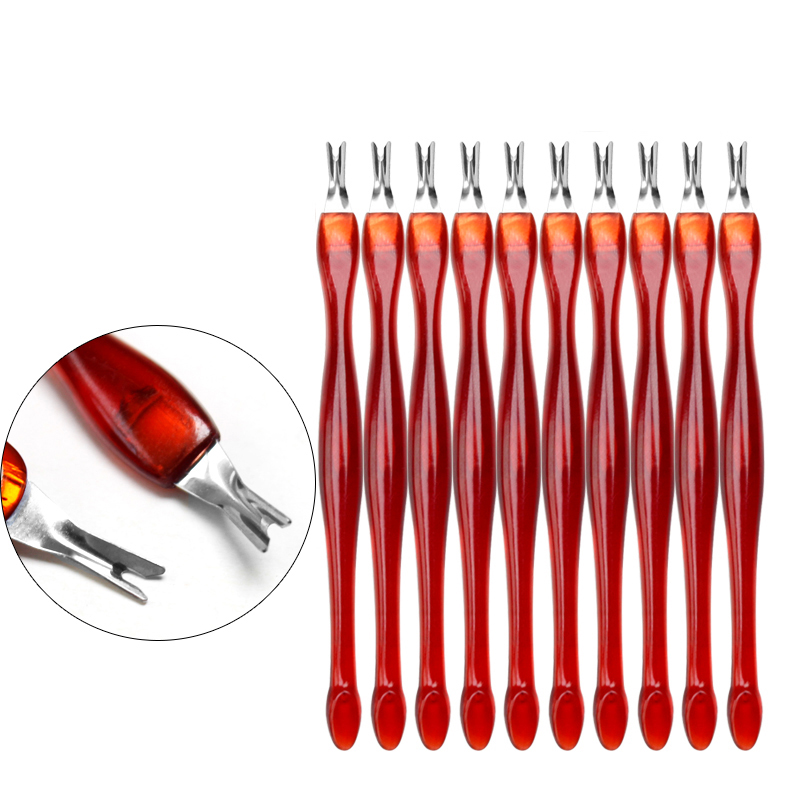 死皮叉铲去死皮刀推叉美甲工具v型手部修手指甲边缘神器套装双头 - 图2
