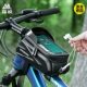 Bolsa para viga delantera de bicicleta, bolsa de almacenamiento para teléfono móvil para bicicleta de montaña, bolsa para alforjas, bolsa colgante impermeable, accesorios para equipos de ciclismo, almacenamiento y plegado