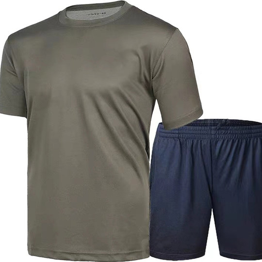 夏季速干体能训练服套装男正版原厂上衣体能服短袖T恤裤子服短裤