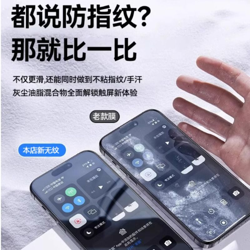 适用苹果15钢化膜新款15pro防窥膜iphone13手机膜14p全屏iphone11/1214p屏x/xs高清xr手机贴膜防偷窥防指纹 - 图0