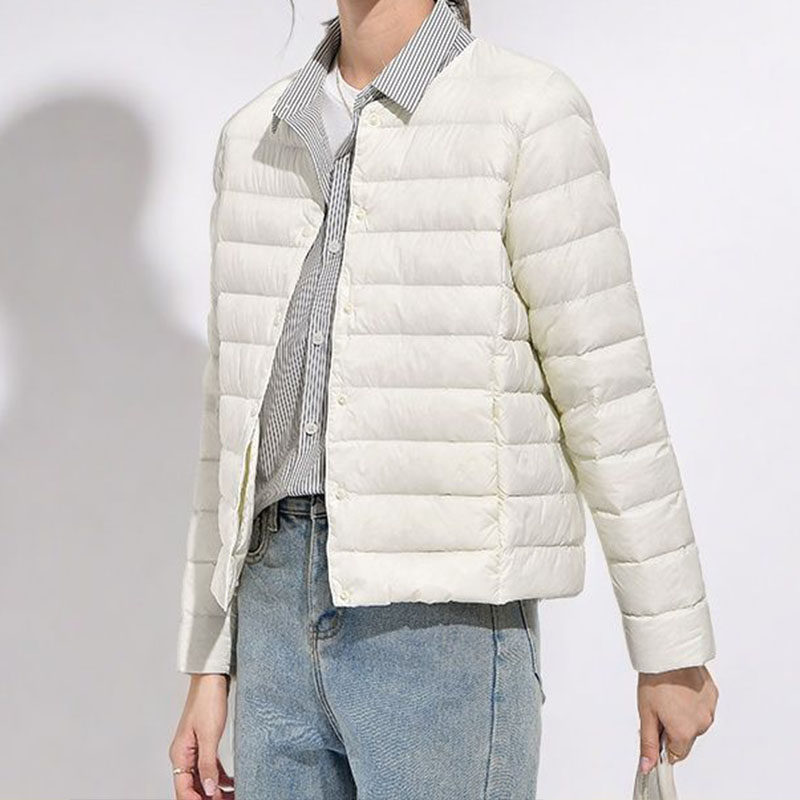 2025新款轻薄羽绒服女保暖内胆短款修身外套秋冬女装大码薄款内搭,淘宝优惠券,粉丝福利购,淘宝优惠卷