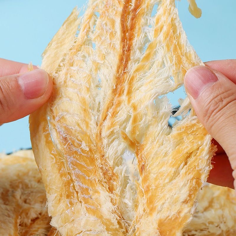 青岛特产鳕鱼片烤鱼片即食鱼干海味海苔香辣小吃休闲零食海鲜干货 - 图1